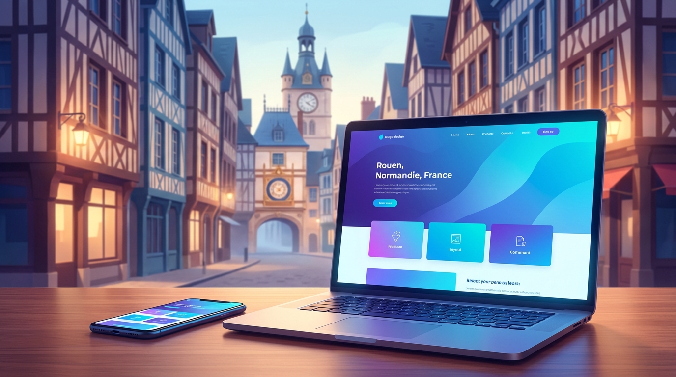 Création de site internet professionnel à Rouen — Web Pulse