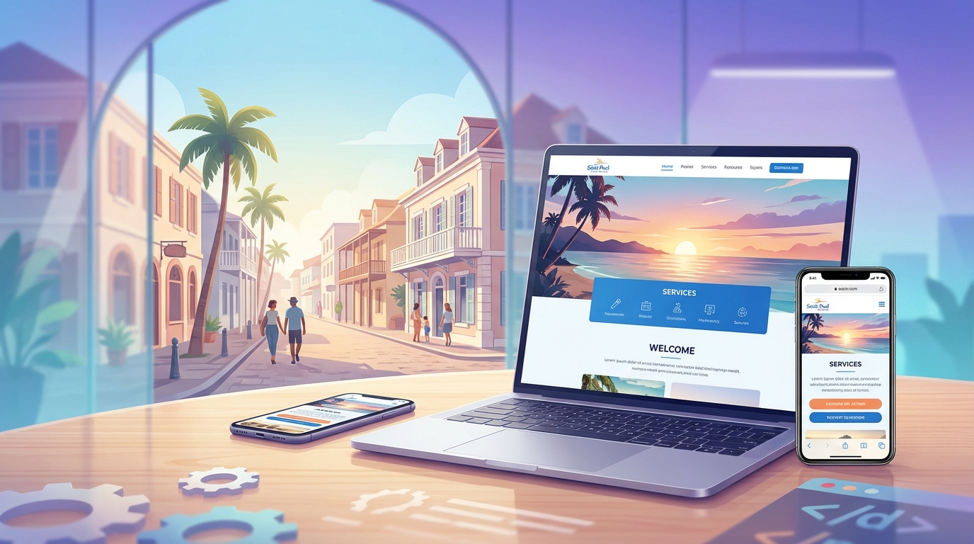 Création de site internet professionnel à Saint-Paul — Web Pulse