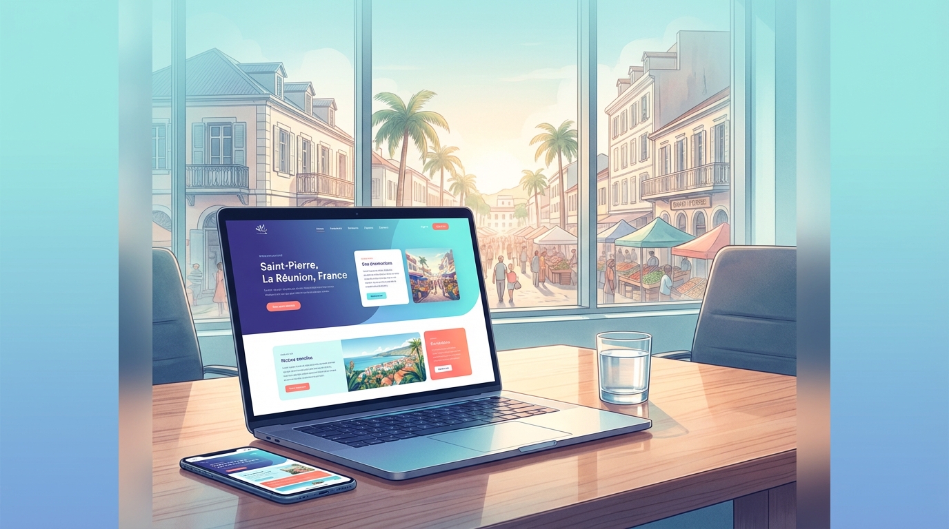 Création de site internet professionnel à Saint-Pierre — Web Pulse