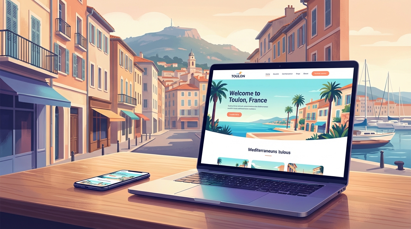 Création de site internet professionnel à Toulon — Web Pulse