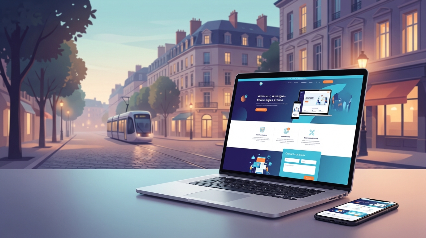 Création de site internet professionnel à Vénissieux — Web Pulse