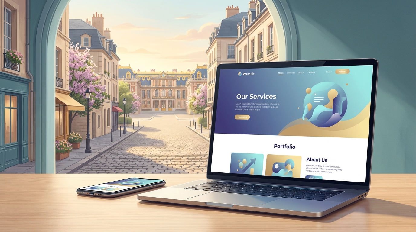 Création de site internet professionnel à Versailles — Web Pulse