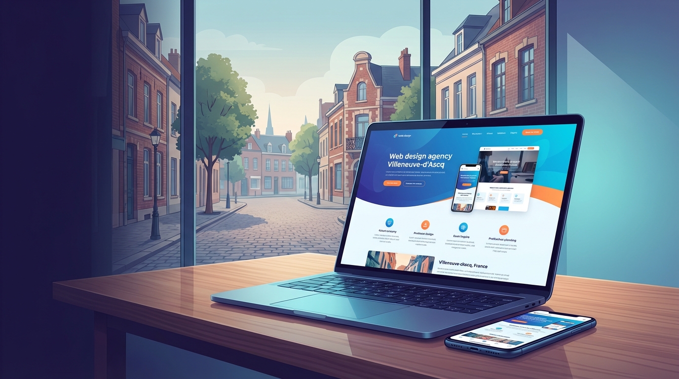 Création de site internet professionnel à Villeneuve-d'Ascq — Web Pulse