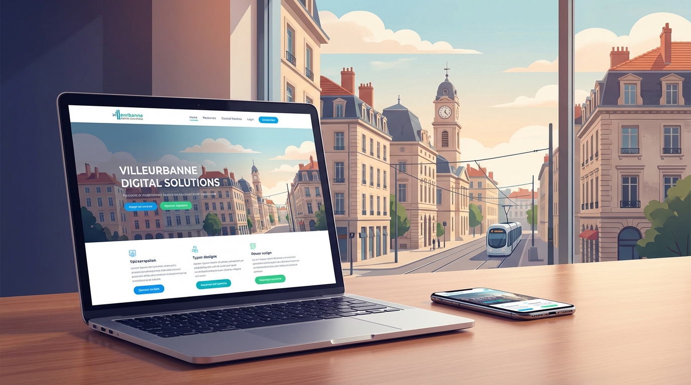 Création de site internet professionnel à Villeurbanne — Web Pulse